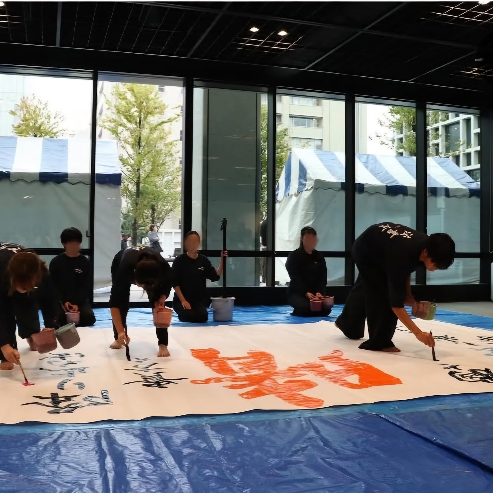 書道パフォーマンス