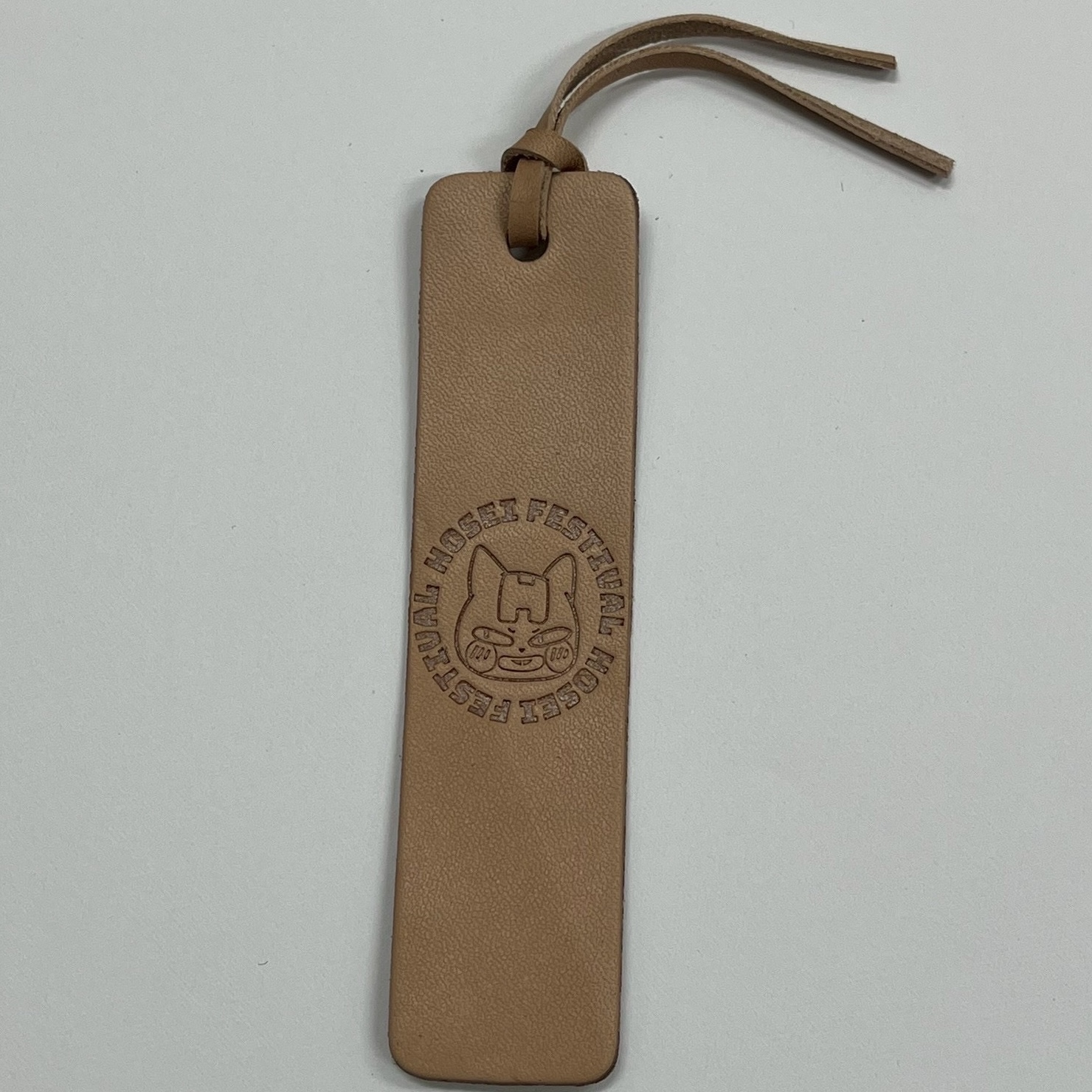 そとぼりす革製しおり