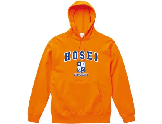 エンブレムプルパーカー